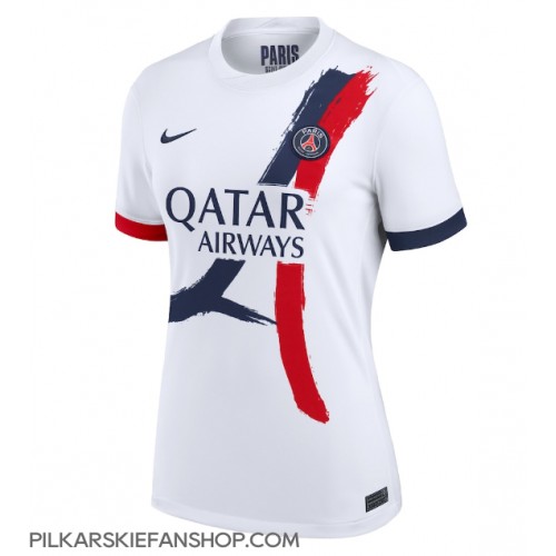Koszulka piłkarska Paris Saint-Germain Khvicha Kvaratskhelia #7 Strój wyjazdowy dla kobiety 2025-26 tanio Krótki Rękaw Koszulka piłkarska Paris Saint-Germain Khvicha Kvaratskhelia #7 Strój wyjazdowy dla kobiety 2025-26 tanio Krótki Rękaw